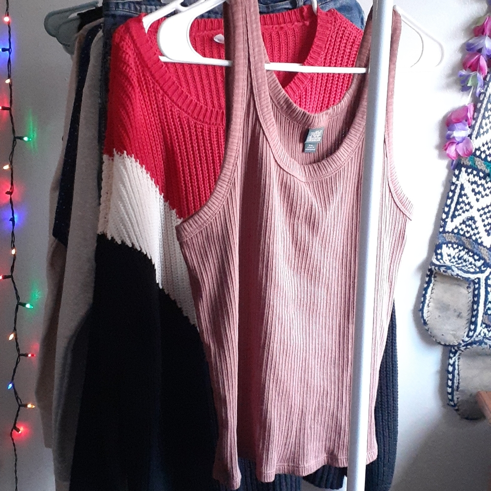 Mauve crop top from target